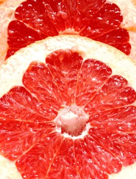 Pink grapefruit background