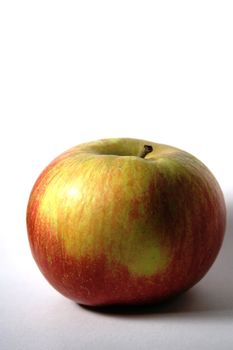 Apple on white background