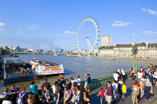 London Eye - the highest big wheel in the world. 