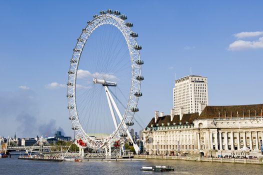 London Eye - the highest big wheel in the world. 