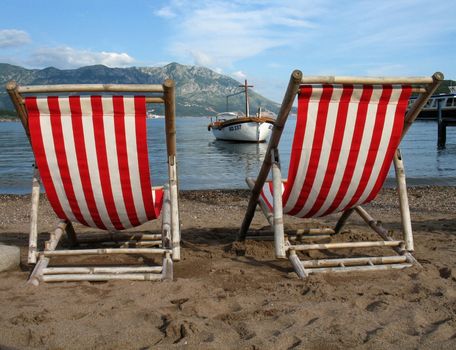 Summer day on a beach