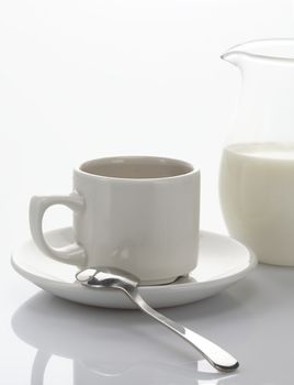 Milk and coffee