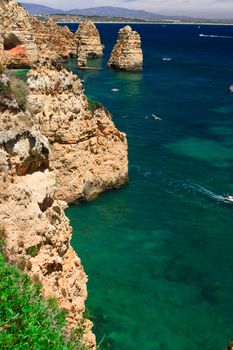 Algarve rock - coast in Portugal