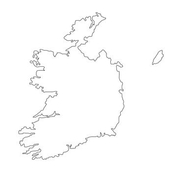 map of eire