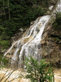 Europe, cascade, trip, tour natural monument, sightseeing object flora