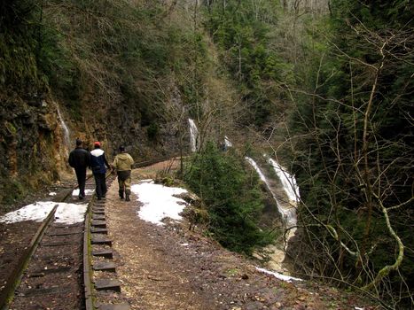 Europe, cascade, trip, tour natural monument, sightseeing object flora