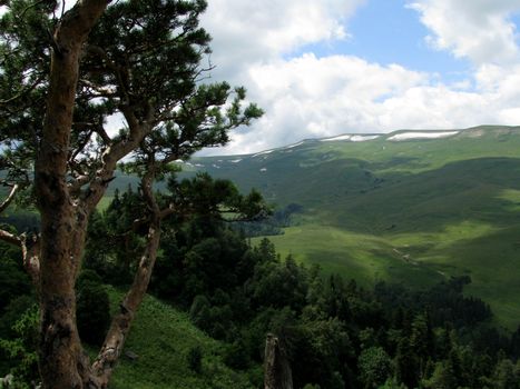 Beautiful mountain views Caucasian Nature Reserve