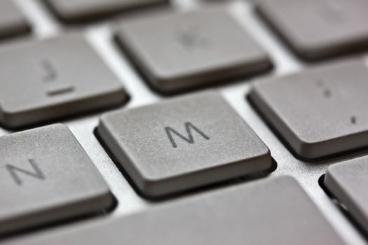 Computer keyboard closeup