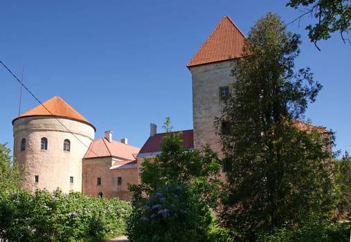 The ancient castle in the east of Estonia. 15 century