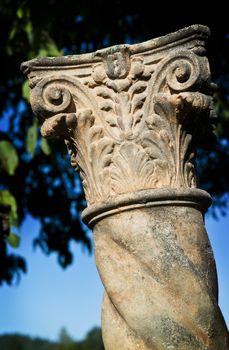 Grecian column