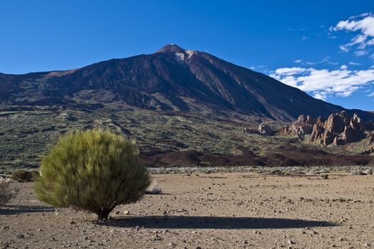 Volcano landscape at El Teide in Tenerife