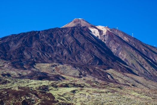 Volcano landscape at El Teide in Tenerife