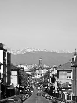 City of Turin (Torino) skyline panorama seen from the hill