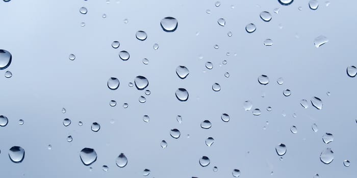 Rain water droplets useful as a background