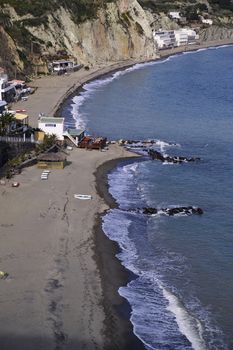 ITALY, Campania, Ischia island, Ischia Ponte, Castel S.Angelo (aragon fortress)