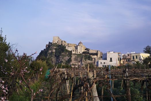 ITALY, Campania, Ischia island, Ischia Ponte, aragon fortress