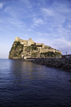 ITALY, Campania, Ischia island, Ischia Ponte, Castel S.Angelo (aragon fortress)