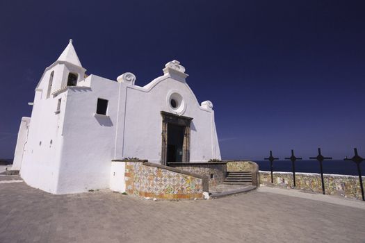 ITALY, Campania, Ischia island, Forio, old church