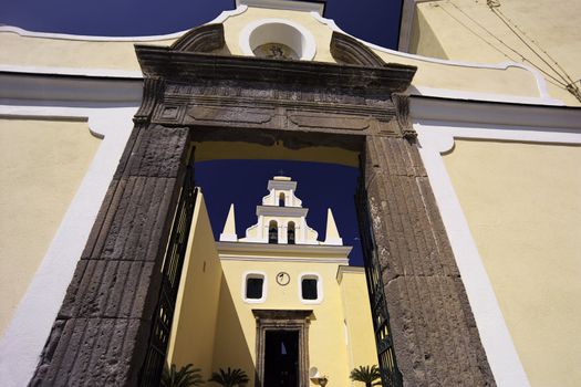 ITALY, Campania, Ischia island, Forio, old church