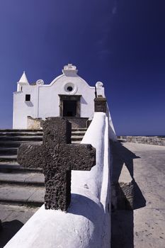 ITALY, Campania, Ischia island, Forio, old church