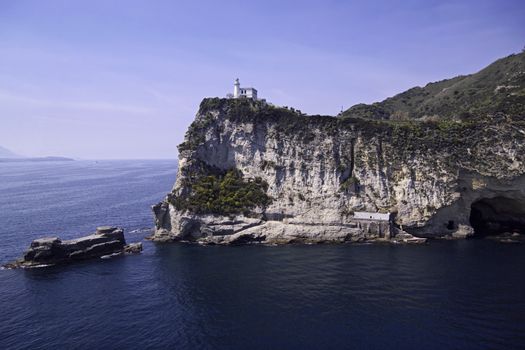 ITALY, Campania, Naples, aerial view of Capo Miseno