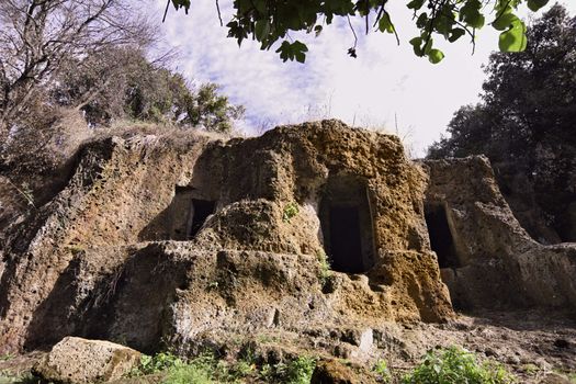 ITALY, Lazio, Cerveteri (Rome), etruscan cemetery