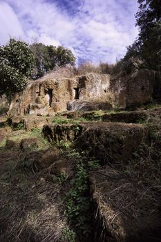 ITALY, Lazio, Cerveteri (Rome), etruscan cemetery