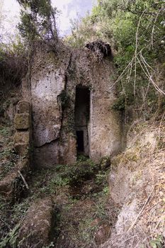 ITALY, Lazio, Cerveteri (Rome), etruscan cemetery