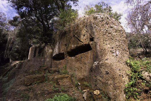 ITALY, Lazio, Cerveteri (Rome), etruscan cemetery