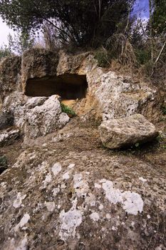 ITALY, Lazio, Cerveteri (Rome), etruscan cemetery