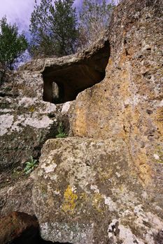 ITALY, Lazio, Cerveteri, etruscan cemetery