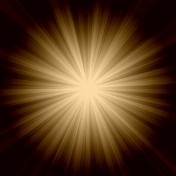 Sun burst background retro style from 70s era