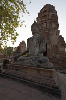 THAILAND, AYUTTHAYA, old Buddha statue