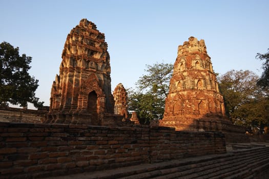 THAILAND, Ayutthaya, the ruins of the city's ancient temples