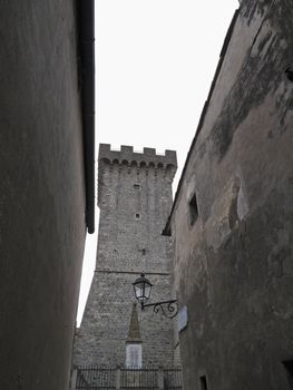 italy, tuscany, Capalbio ancient tower