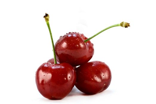 threesome of cherries
