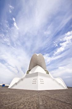Auditorio de Tenerife - futuristic building designed by Santiago Calatrava Valls. Santa Cruz de Tenerife, Spain. Photo taken  24th of May 2011.