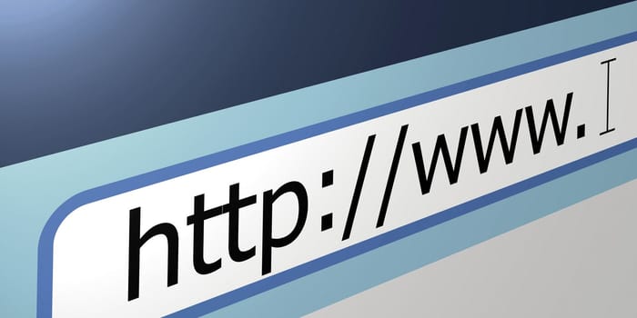 Illustration of World wide web browser address line