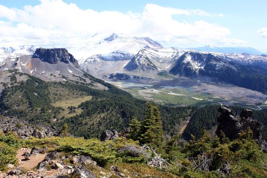 The Table And Mt. Garibaldi (Garibaldi Provincial Park, Coast Mountains, British Columbia, Canada)