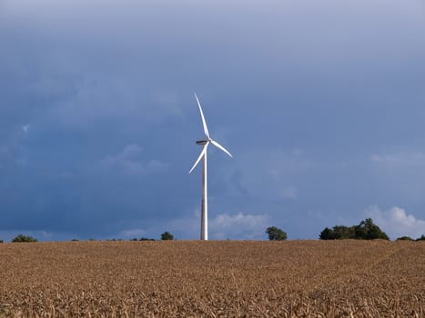 Alternative energy modern turbine wind electricity mill