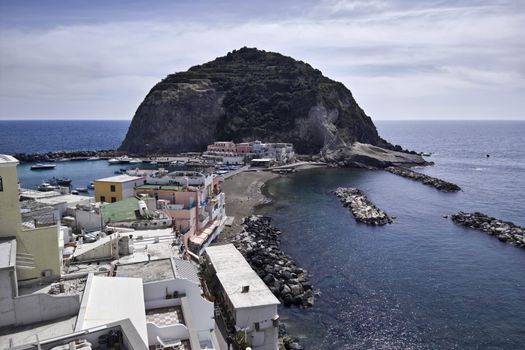 ITALY, Campania, Ischia island, S.Angelo, view of the S.Angelo promontory
