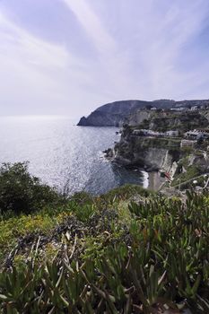 ITALY, Campania, Ischia island, S.Angelo, view of S.Angelo rocky coast