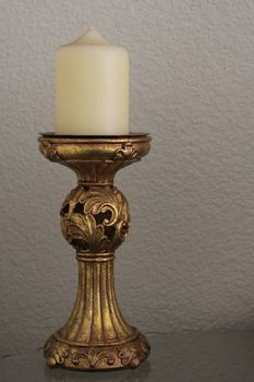 Close up of the candlestick.