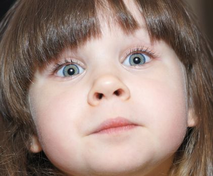 Children's eyes. A sight of the girl - 2 years