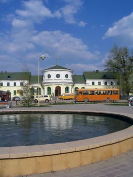 Railway station of the borough Frolovo in Volgograd area.