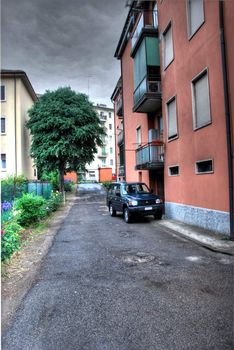 different hdr shots of northern italy
