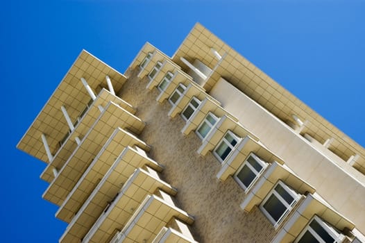 Verandas in apartment block