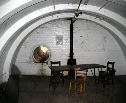Underground Air Raid shelter at Didcot Railway Centre