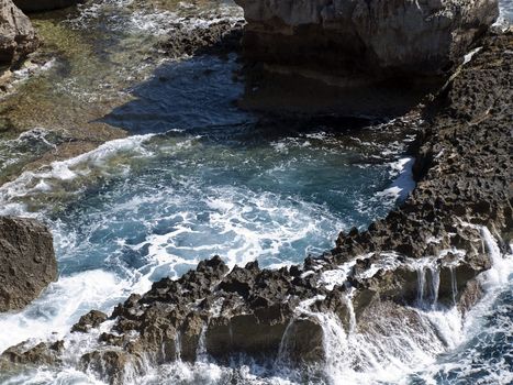 The Blue Hole is the most popular diving site in the Mediterranean on the island of Gozo in Malta