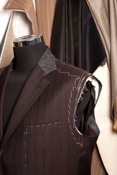 detail of tailors mannequin a Work in progres